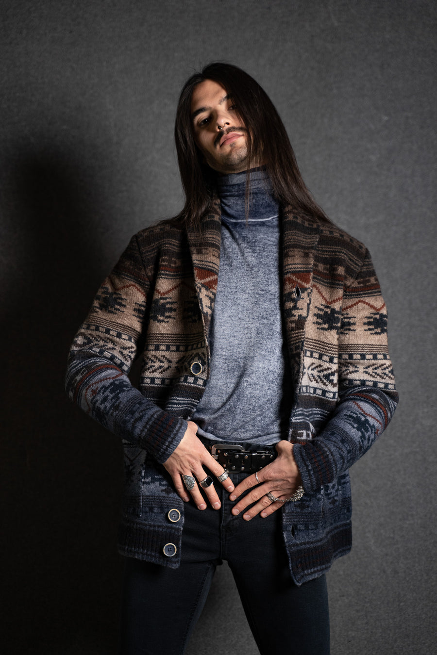 LIAM SB KNITTED CARDIGAN FOR MEN